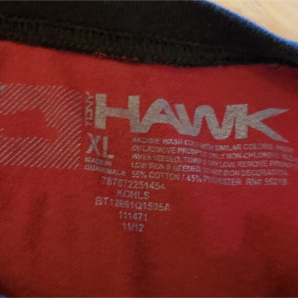 Y2K Tony Hawk Graphic T-Shirt Long Sleeve Baseball Skateboard Cotton Tee Boys XL - Picture 3 of 4